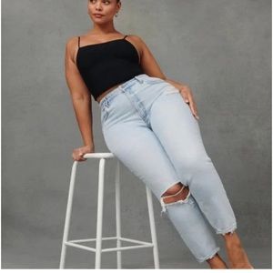 Abercrombie Mom High Rise Curve Love Jeans